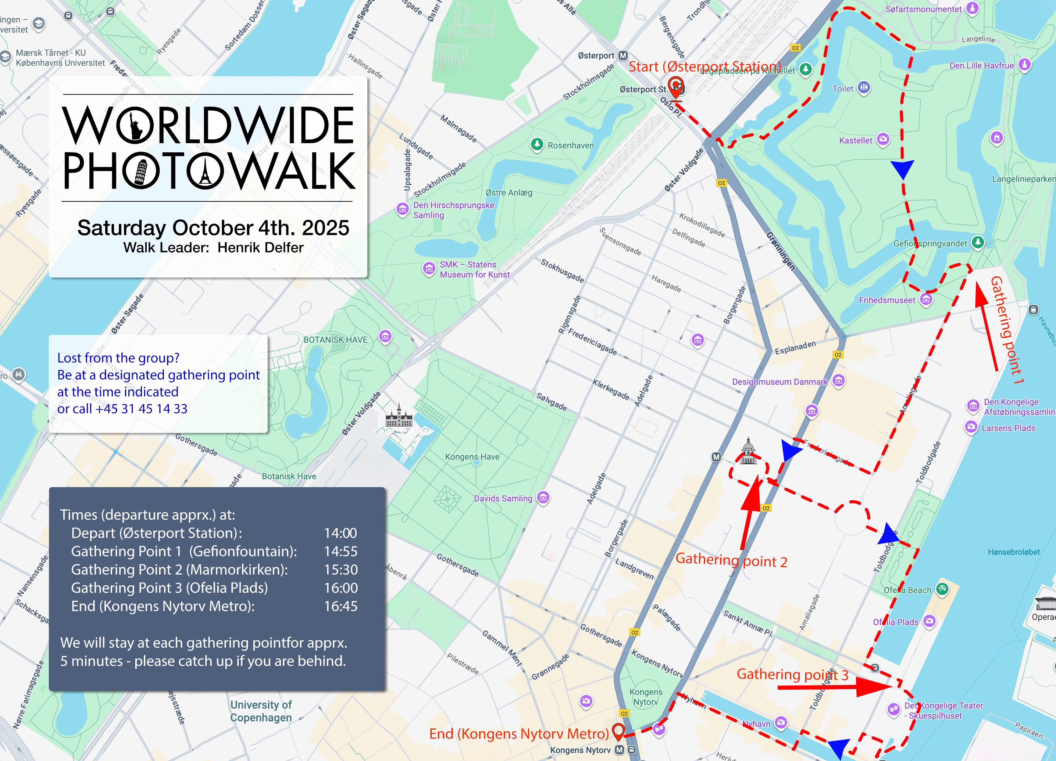 This years map of the route